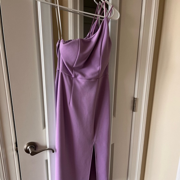 HELLO MOLLY EMBARK WITH YOU MIDI DRESS LILAC - Picture 3 of 5